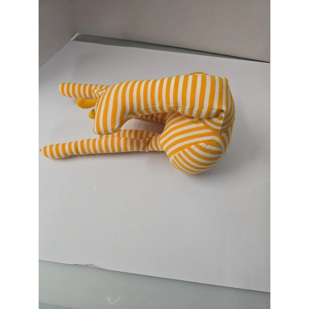 SOPA DE PRINCIPE Plush Giraffe Orange & White Stripe Kit+Lili Soft Stuffed Toy